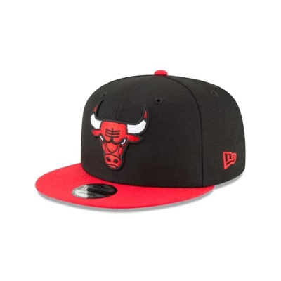 Sapca New Era Chicago Bulls NBA Side Stated 9FIFTY Snapback - Negrii